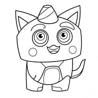 Halaman Mewarnai Unikitty Bahagia 89369-29618