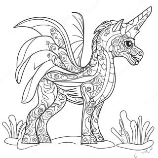 Halaman Mewarnai Makhluk Ajaib Lego Dreamzzz 89836-29986