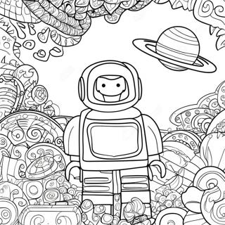 Halaman Mewarnai Eksplorasi Luar Angkasa Lego Dreamzzz 89837-29991