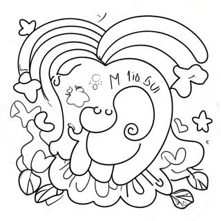 Halaman Mewarnai Kami Merindukanmu Yang Berwarna Warni 89939 30068