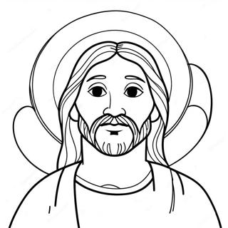 Halaman Mewarnai Yesus Mengasihiku 89961-30075