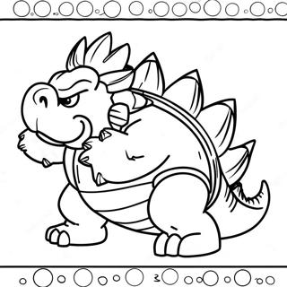 Bowser Halaman Mewarnai