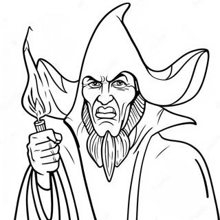 Halaman Mewarnai Penyihir Jahat 90765 30706