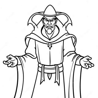 Halaman Mewarnai Penyihir Jahat 90765 30707