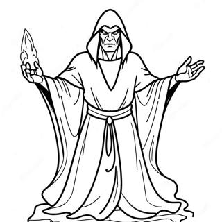 Halaman Mewarnai Penyihir Jahat 90765 30708