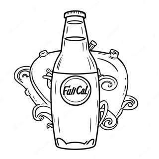 Halaman Mewarnai Botol Nuka Cola Fallout 91098-30968