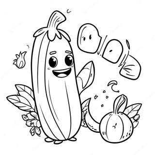 Karakter Zucchini Yang Lucu 91712-31512