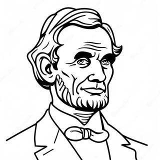 Abraham Lincoln Halaman Mewarnai