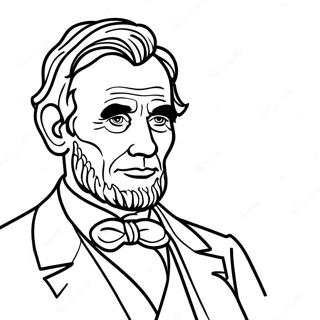 Halaman Mewarnai Abraham Lincoln 92041-31762