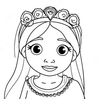 Halaman Mewarnai Karakter Menyenangkan Moriah Elizabeth 92095-31814