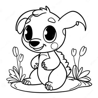 Halaman Mewarnai Ohana Stitch 92375-32022