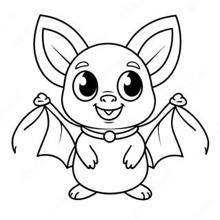 Halaman Mewarnai Rouge Si Kelelawar Yang Stylish Dengan Aksesori 92430 32073