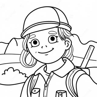 Halaman Mewarnai Amanda Si Petualang Yang Penasaran 92508-32135