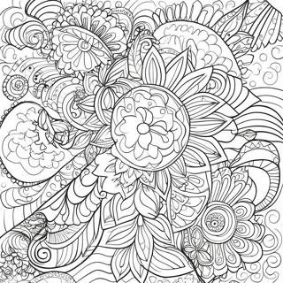 Halaman Mewarnai Pola Eksentrik 92816 32379