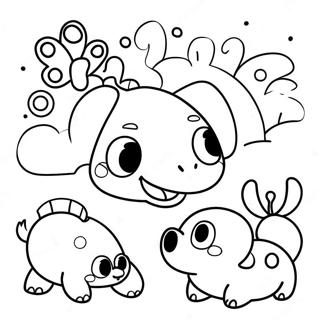 Halaman Mewarnai Hewan Indie Yang Ceria 93356-32795