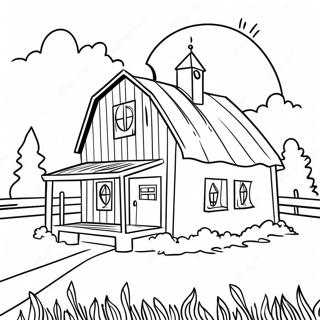 Halaman Mewarnai Pedesaan 93455-32863