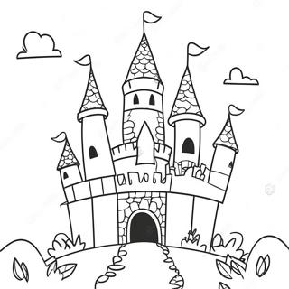Halaman Mewarnai Kastil Unik 93974-33273