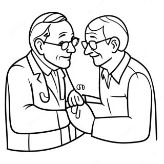 Halaman Mewarnai Hormat Kepada Orang Tua 94259 33498