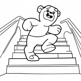 Halaman Mewarnai Rocky Berlari Naik Tangga 94437-33708