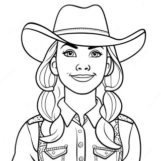 Halaman Mewarnai Jessie Si Cowgirl 94566 33925