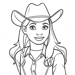 Halaman Mewarnai Jessie Si Cowgirl 94566 33926