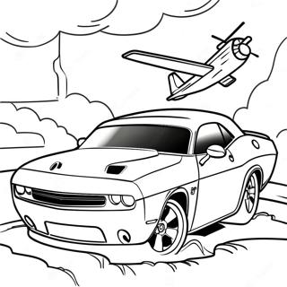 Halaman Mewarnai Pertarungan Penantang Epik 95436-34603