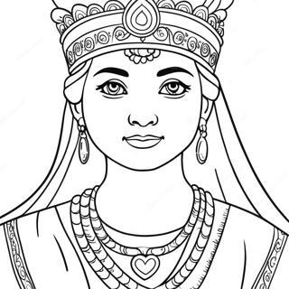 Halaman Mewarnai Esther Yang Berani 95488 34646