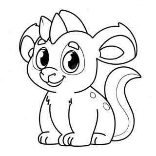 Halaman Mewarnai Hewan Therian Yang Imut 95589-34760