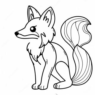 Halaman Mewarnai Rubah Therian Yang Berwarna Warni 95591-34766