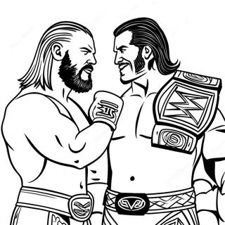 Gambar Mewarnai Pertandingan Kejuaraan Wwe 95923 35026