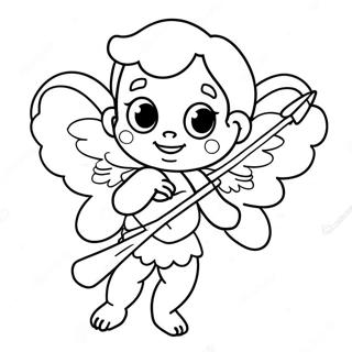 Cupid Halaman Mewarnai