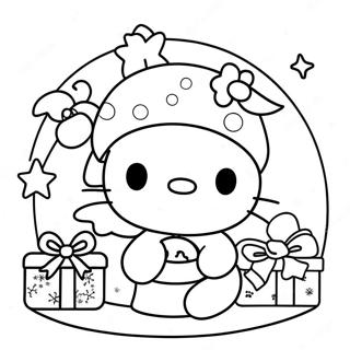 Halaman Mewarnai Natal Sanrio 96567-35515