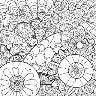 Halaman Mewarnai Pola 70 An Yang Groovy 96671-35599