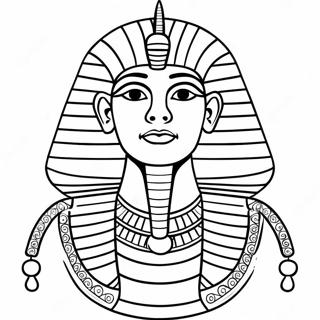 Firaun Dengan Regalia Kerajaan Halaman Mewarnai 96697-35619