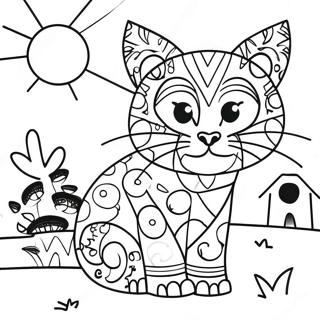 Gambar Mewarnai Desain Hewan Romero Britto 96775-35850