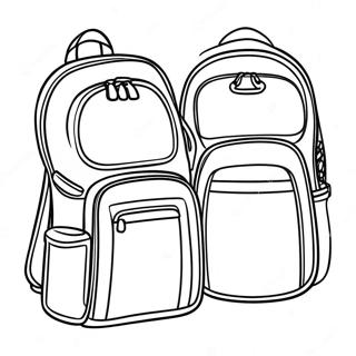 Halaman Mewarnai Ransel 96927-35796