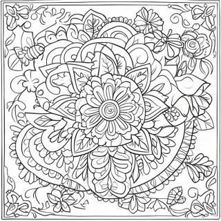 Halaman Mewarnai Spanduk Papel Picado Yang Berwarna Warni 97056-36063