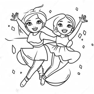 Halaman Mewarnai Ice Spice Menari Dengan Energi 97135-36133