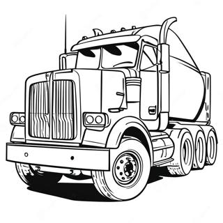 Halaman Mewarnai Truk Diesel Berat 97186-36172