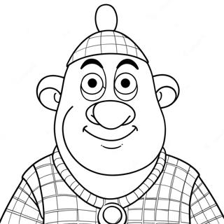 Halaman Mewarnai Gru Dengan Topi Konyol 97264-36230