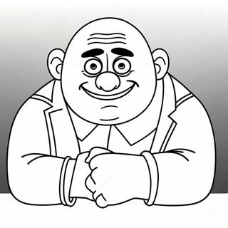 Halaman Mewarnai Gru Jahat 97265-36233