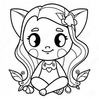 Halaman Mewarnai Peri Gelap Yang Menawan 97289 36252