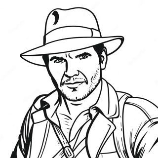 Indiana Jones Halaman Mewarnai