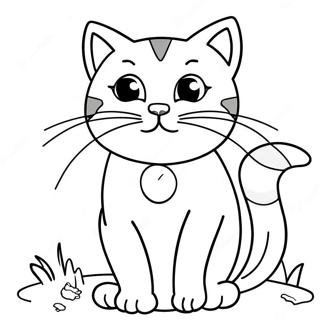 Halaman Mewarnai Kucing Liar 97776-36756