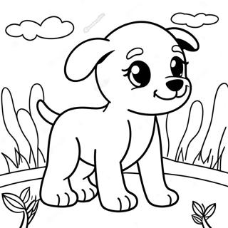 Halaman Mewarnai Anak Anjing Liar Yang Petualang 97779-36765