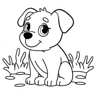 Halaman Mewarnai Anak Anjing Liar Yang Petualang 97779-36766