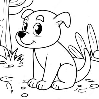 Halaman Mewarnai Anak Anjing Liar Yang Petualang 97779-36767