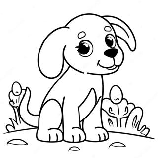 Halaman Mewarnai Anak Anjing Liar Yang Petualang 97779-36768