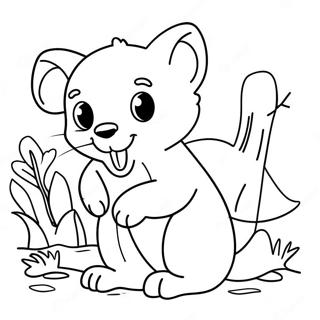 Halaman Mewarnai Hewan Australia Yang Imut 97854 36820