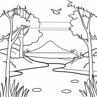 Halaman Mewarnai Pemandangan Indah Australia 97855 36821